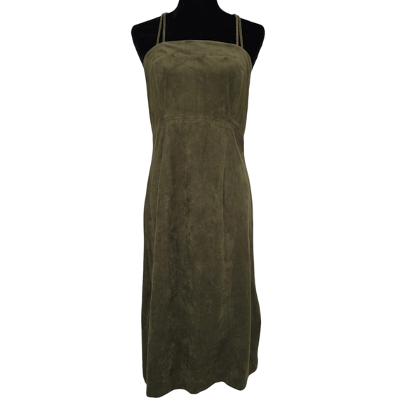 Anthropologie Dresses & Skirts - Anthropologie, Women's Size 6 Faux Suade Midi Dress